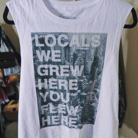 Graphic Tank Top (We Grew Here You Flew Here). - Picture 3 of 3